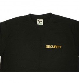 Tričko SECURITY s výšivkou na zádech